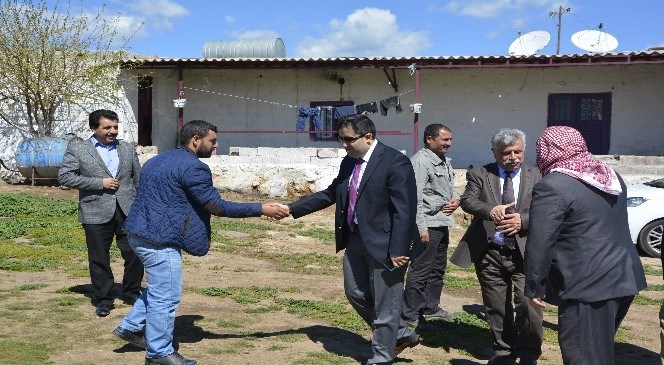 Kaymakam  Citer  Elektrik  Akımına  Kapılan  İşçiyi  Ziyaret  Etti