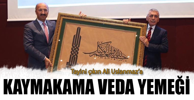 KAYMAKAMA VEDA YEMEĞİ