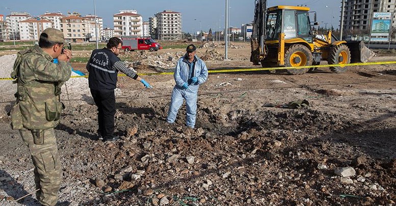 Kilis'e bu yıl 34 roket ve havan mermisi düştü