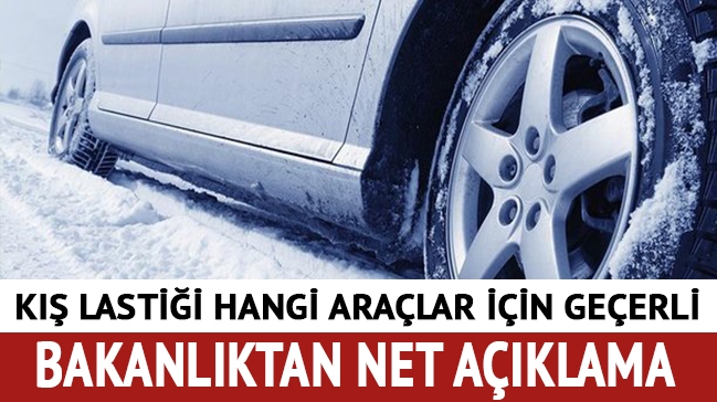 Kış lastiği hangi araçlar için geçerli?