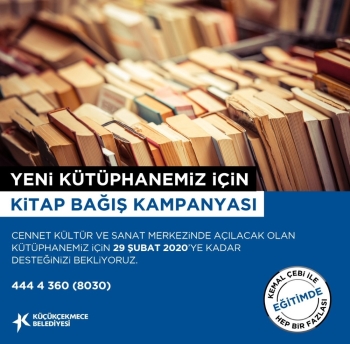 Küçükçekmece Belediyesi, Kitap Bağış Kampanyası Başlattı
