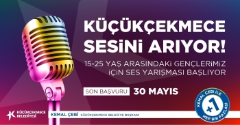 Küçükçekmece Ses Yarışması Başvuruları Başladı
