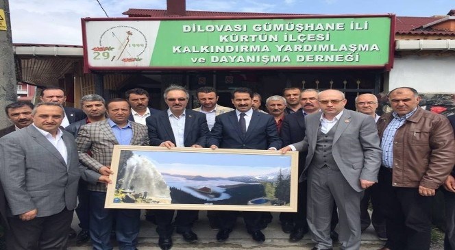 Kürtünülüler  Milletvekili  Yaman  ve  Başkan  Toltar'ı  Ağırladı