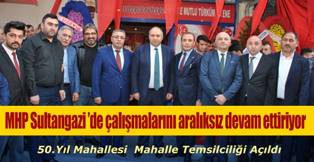 MHP Sultangazi ’de çalışmalarını aralıksız devam ettiriyor