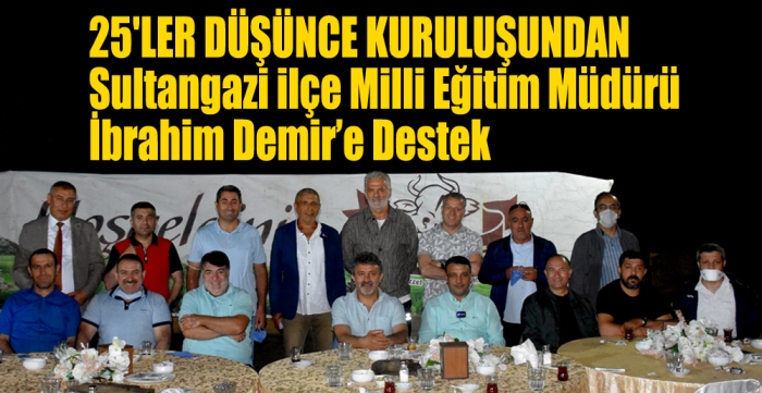 Milli Eğitim Müdürü  İbrahim Demir’e Destek 