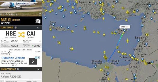 Mısır Havayolları'na ait uçak kaçırıldı