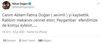 Nihat Doğan’In Ablası Hayatını Kaybetti
