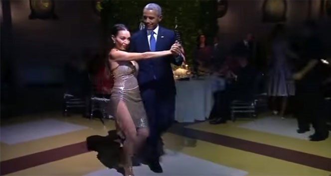 Obama’dan tango şov