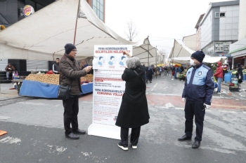 Pazarlarda Korona Virüs Önlemi
