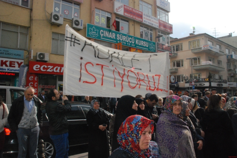 Pendik Belediyesi önünde eylem