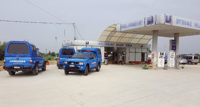 Pompalı tüfekle benzinlik soygunu