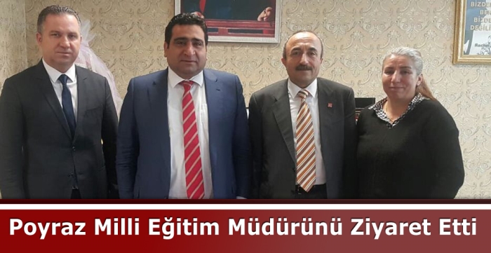 Poyraz Milli Eğitim Müdürünü Ziyaret Etti