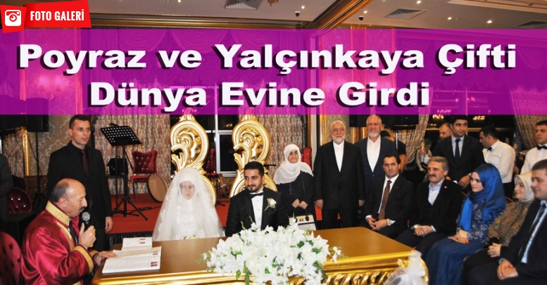 Poyraz ve Yalçınkaya Çifti Dünya Evine Girdi