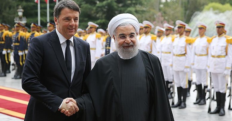 Renzi Tahran'da Ruhani ile görüştü