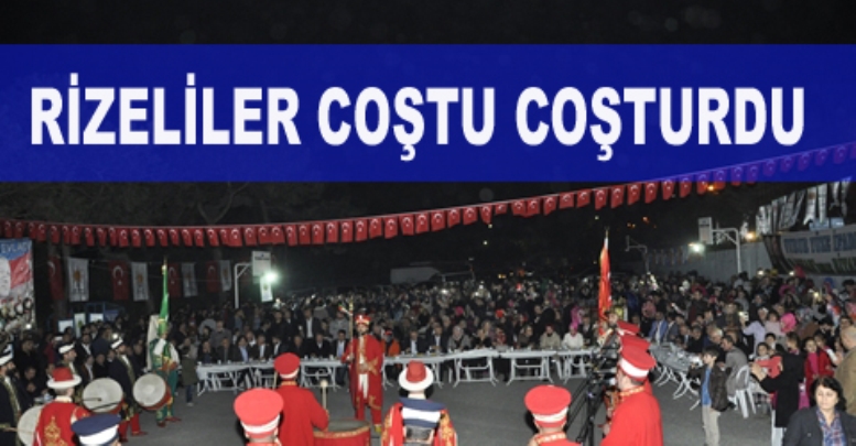 Rizeliler Habiblerde Coştu Coşturdu