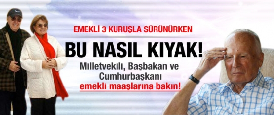 Kenan Evren ve Çiller'in emekli maaşına bakın