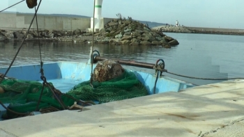 Rumeli Feneri Açıklarında Balıkçıların Ağına Mayın Takıldı
