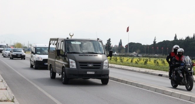 Şehidimizin cenazesi İzmir'e getirildi