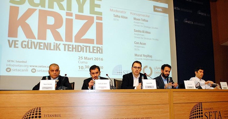 SETA'da 'Suriye Krizi ve Güvenlik Tehditleri' paneli düzenlendi