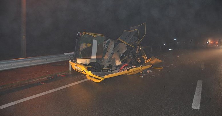 Seydişehir'de trafik kazası: 2 ölü 1 yaralı