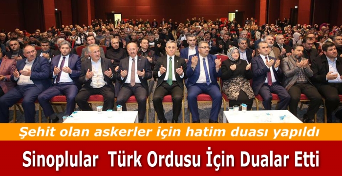 Sinoplular  Türk Ordusu İçin Dualar Etti