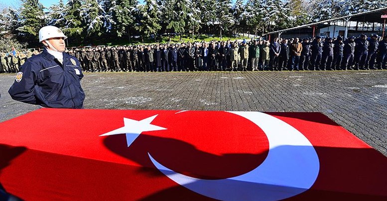 Şırnak'ta şehit polis için tören