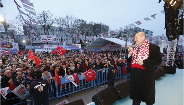 Soylu, Sultangazi’de Halka Seslendi