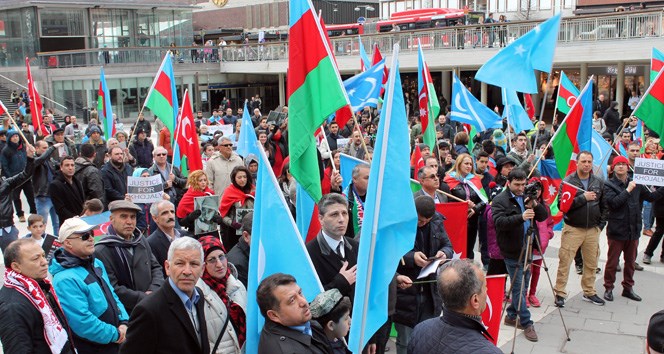 Stockholm'de, Azerbaycan'a Destek