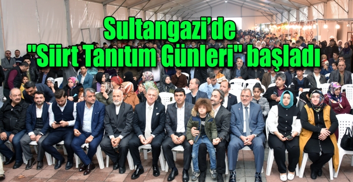 Sultangazi’de  "Siirt Tanıtım Günleri" başladı