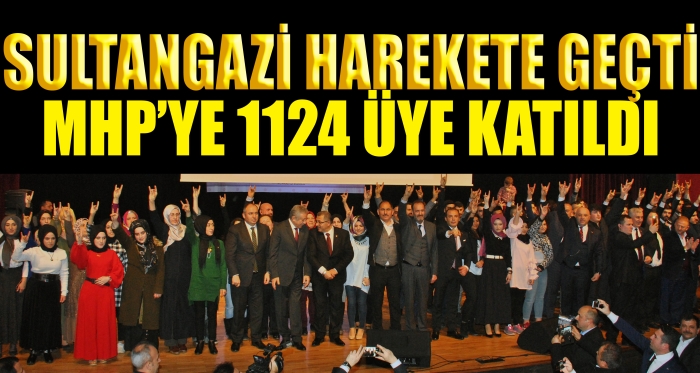 Sultangazi MHP Harekete Geçti 1124 kişi Partiye Katıldı