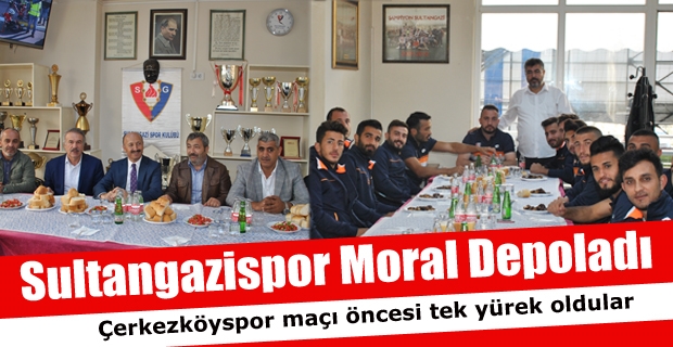 Sultangazispor Moral Depoladı