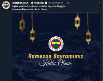 Süper Lig Ekiplerinden Bayram Mesajları
