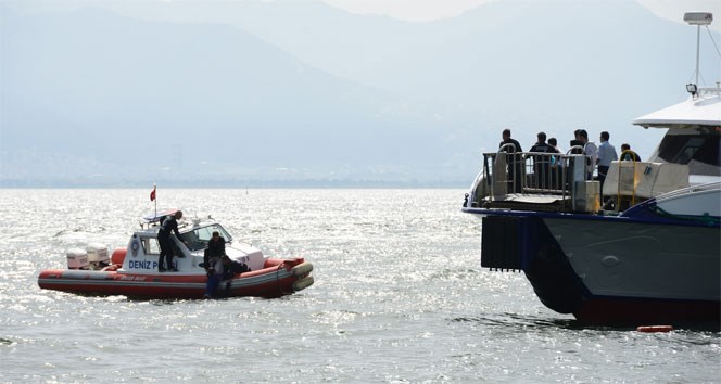 Suriyeli kadın vapurdan denize düştü