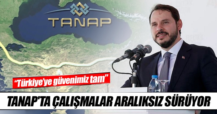 TANAP'ta çalışmalar aralıksız sürüyor