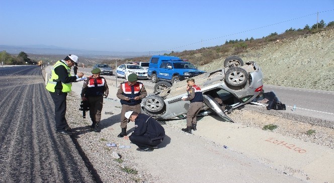 Tavşanlı'da  Trafik  Kazası  1  Yaralı