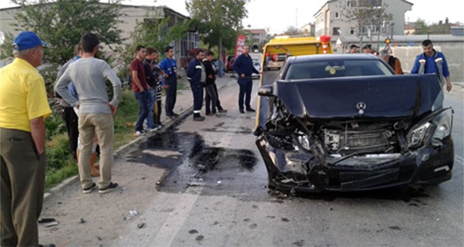 Tekirdağ'da zincirlime kaza: 2 yaralı