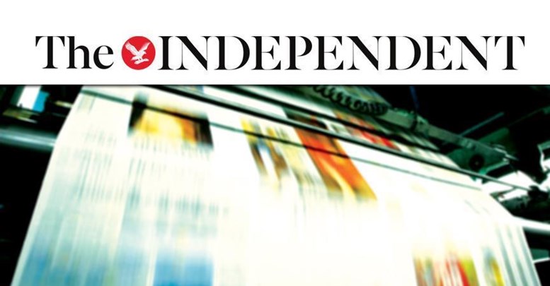 The Independent son kez basıldı