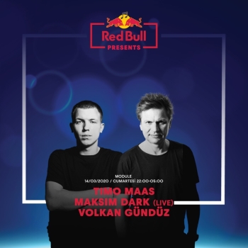 Timo Maas Ve Maksim Dark Red Bull Presents Kapsamında İstanbul’Da
