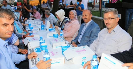 ilk sokak iftarı Malkoçoğlu Mahallesi’nde