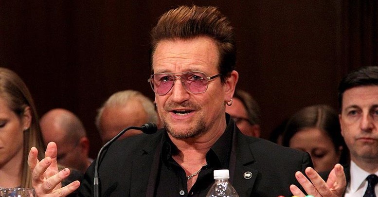 U2 grubunun solisti Bono ABD Kongresi’nde