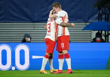 Uefa Şampiyonlar Ligi: Red Bull Leipzig: 2 - M.Başakşehir: 0 (İlk Yarı)
