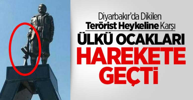 Ülkü Ocakları’ndan Heykel Tepkisi