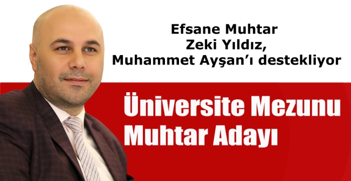 Üniversite Mezunu Muhtar Adayı