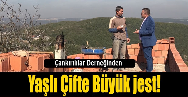 Yaşlı çifte büyük jest!