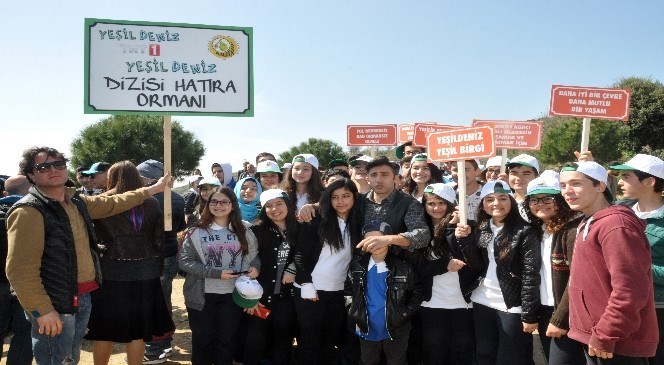 Yeşil  Deniz  Dizisi  Oyuncularından  Hatıra  Ormanı