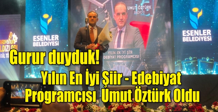 Yılın En İyi Şiir-Edebiyat Programcısı: Umut Öztürk oldu