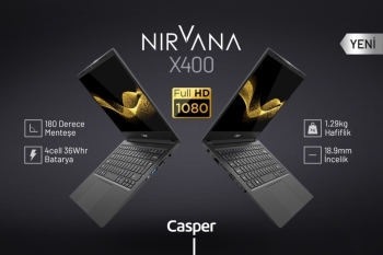180 Derece Açılan Casper Nirvana X400 Piyasaya Çıktı