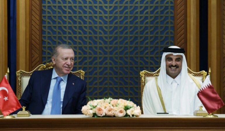 Cumhurbaşkanı Erdoğan Katar Ziyaretinde