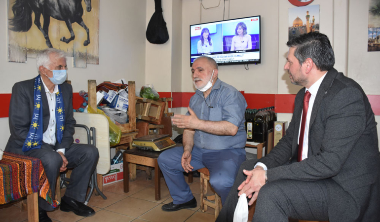İyi Parti Sultangazi İlçe Başkanlığından esnaf Ziyareti