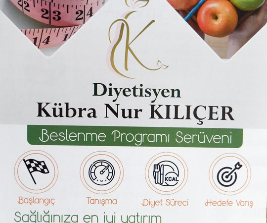 Kübra Nur Kılıçer Diyetisyen Dualarla hizmete açıldı